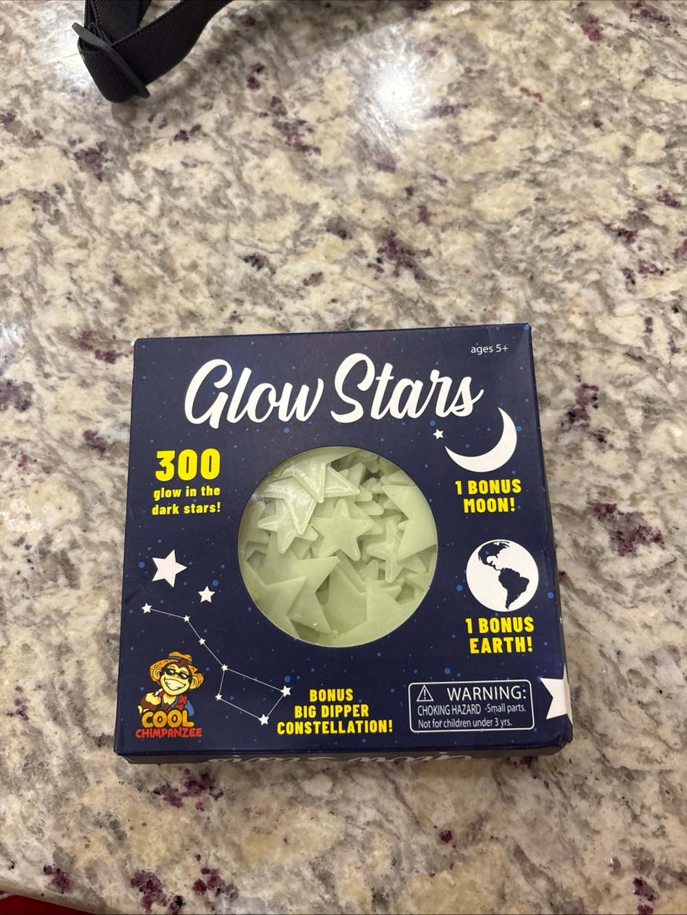 Glow Stars Glow-in-the-Dark Star Stickers (Pale Green) by